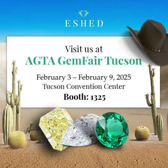 Event Dates: February 3–9, 2025 Location: Tucson Convention Center - AGTA Booth: 1325 Call us: +1-917-309-2523